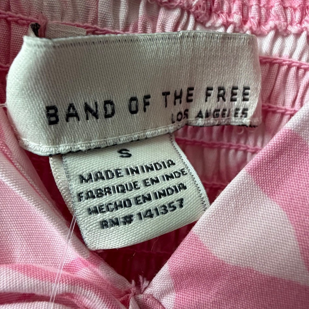 Band of the Free Los Angeles Candy Pink Floral Midi Dress B2275 Small NWT - Picture 7 of 9